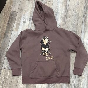 Motivated By Treats Dog Lover Hoodie SEE DESCRIPTION FOR SIZING NOTE!